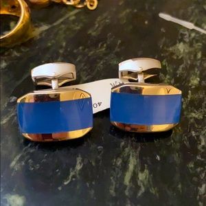 Beautiful blue stone RTT cuff links